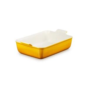 New Le Creuset Stoneware Heritage Deep Rectangular Lasagna Dish, Nectar, 6.75 Q